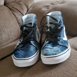 Denim hightop vans
